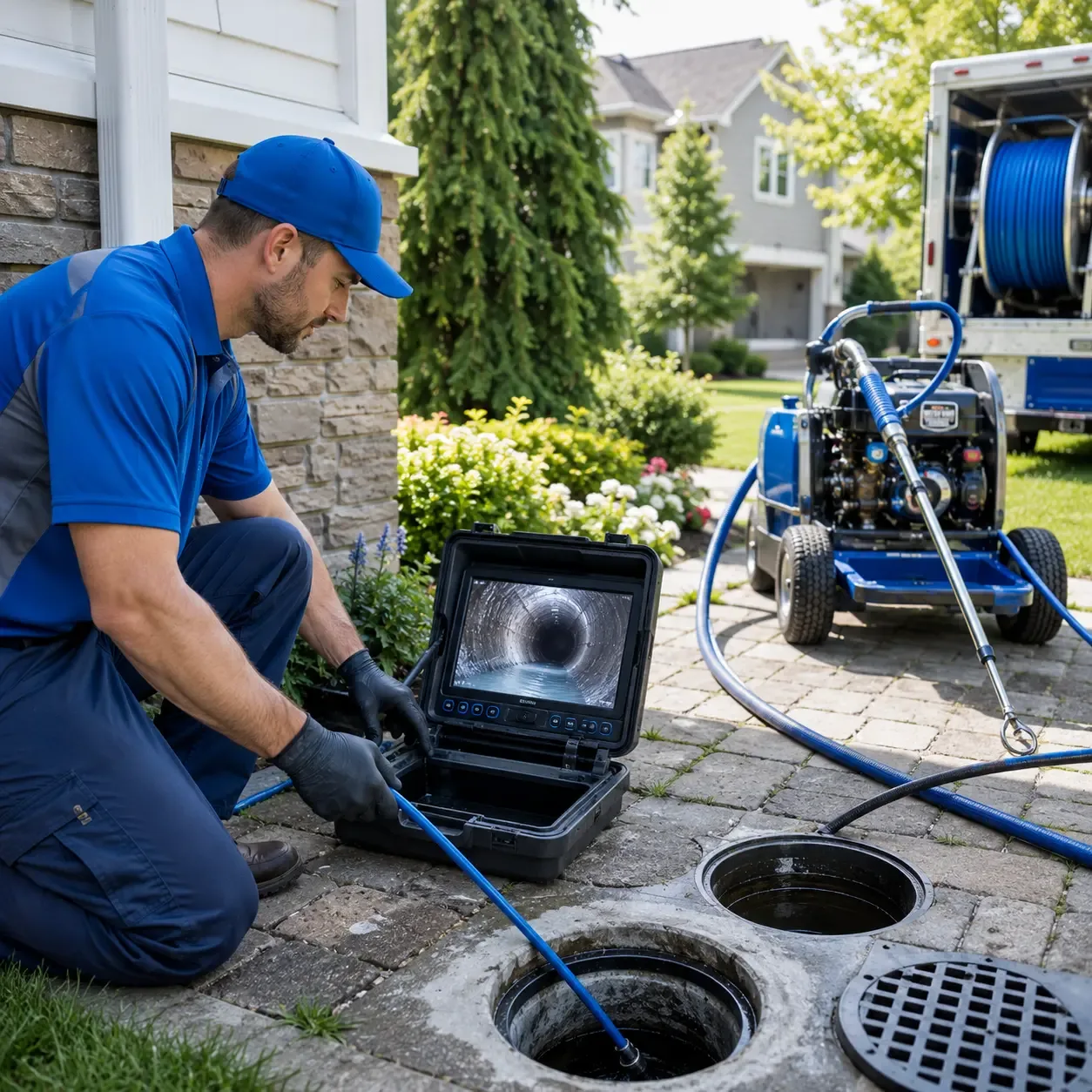 Outdoor drain cleaning professionals serving Huxford, AL