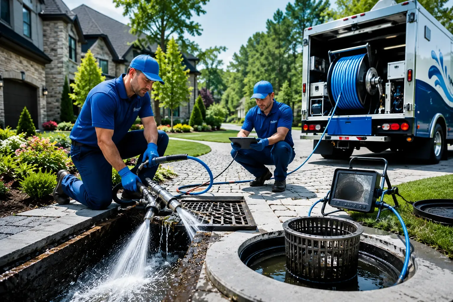 Local outdoor drain cleaning professionals in Huxford, AL